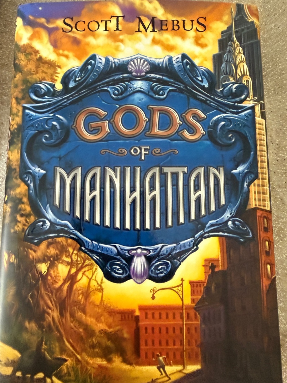 “Gods of Manhattan” Hardcover Book by Scott Mebus